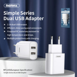 Adaptor τοίχου REMAX CHARGER RP-U35 2x USB