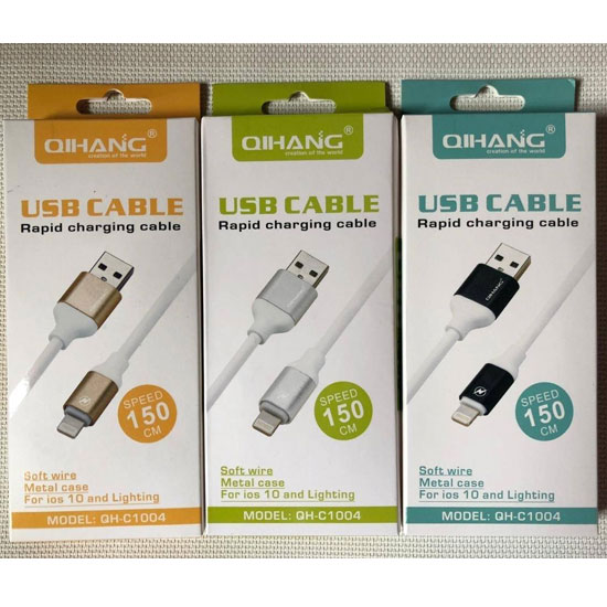 Καλώδιο Φόρτισης Qihang (QH-C1004) USB To Lightning 1.5m