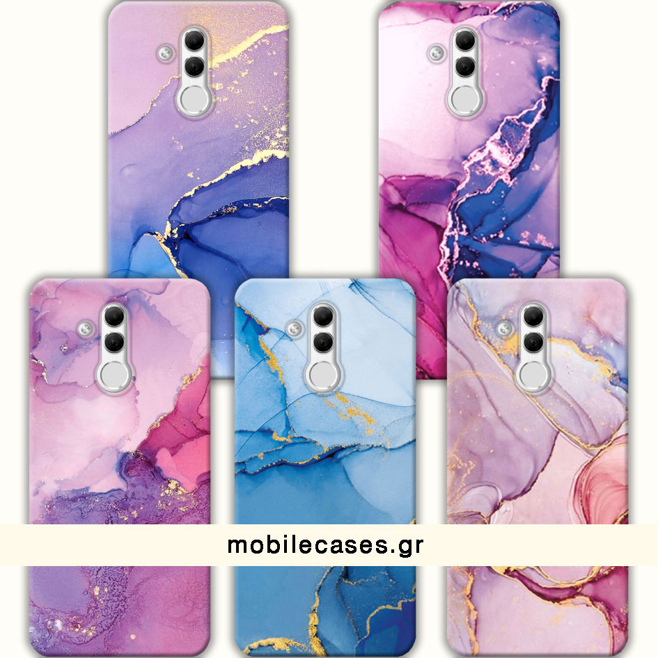 ΘΗΚΕΣ Huawei Mate 20 Lite Back Cover Marble Barsete