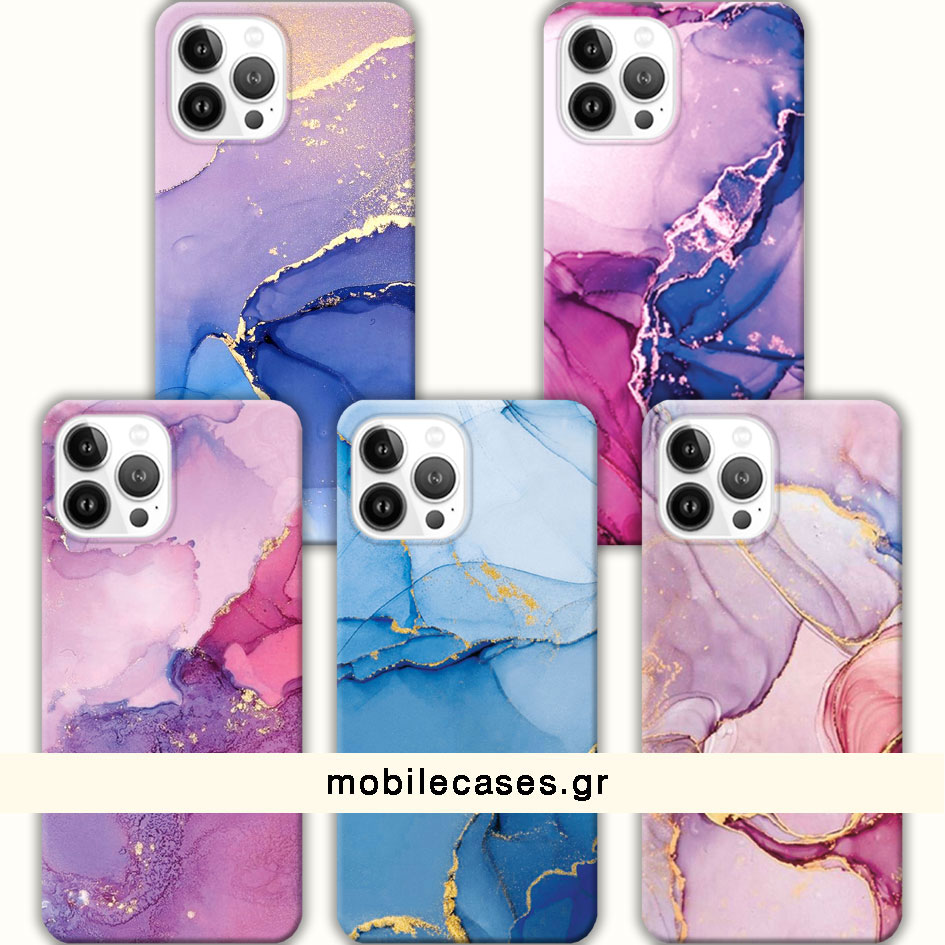ΘΗΚΕΣ Iphone 12 Pro Back Cover Marble Barsete