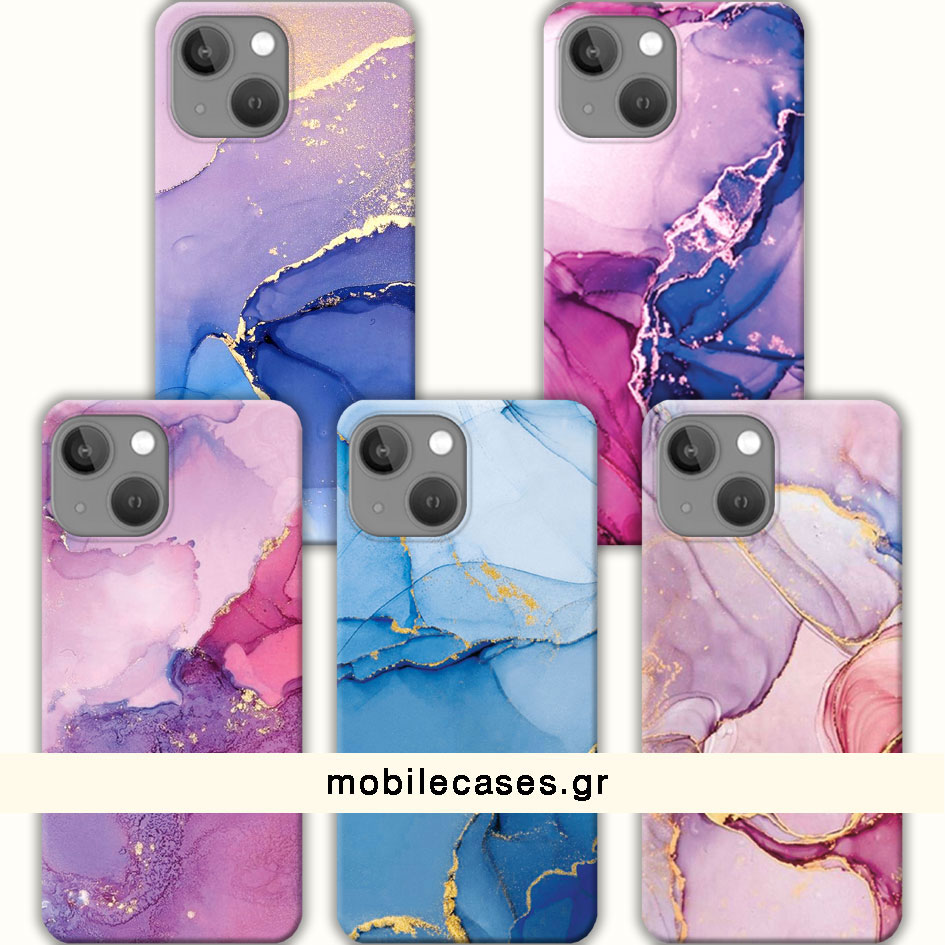 ΘΗΚΕΣ Iphone 13 Mini Back Cover Marble Barsete