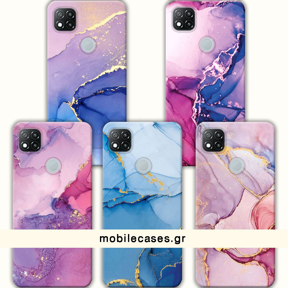 ΘΗΚΕΣ Xiaomi Redmi 9C Back Cover Marble Barsete