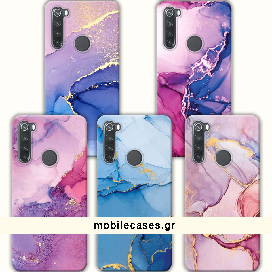 ΘΗΚΕΣ Xiaomi Redmi Note 8 Back Cover Marble Barsete