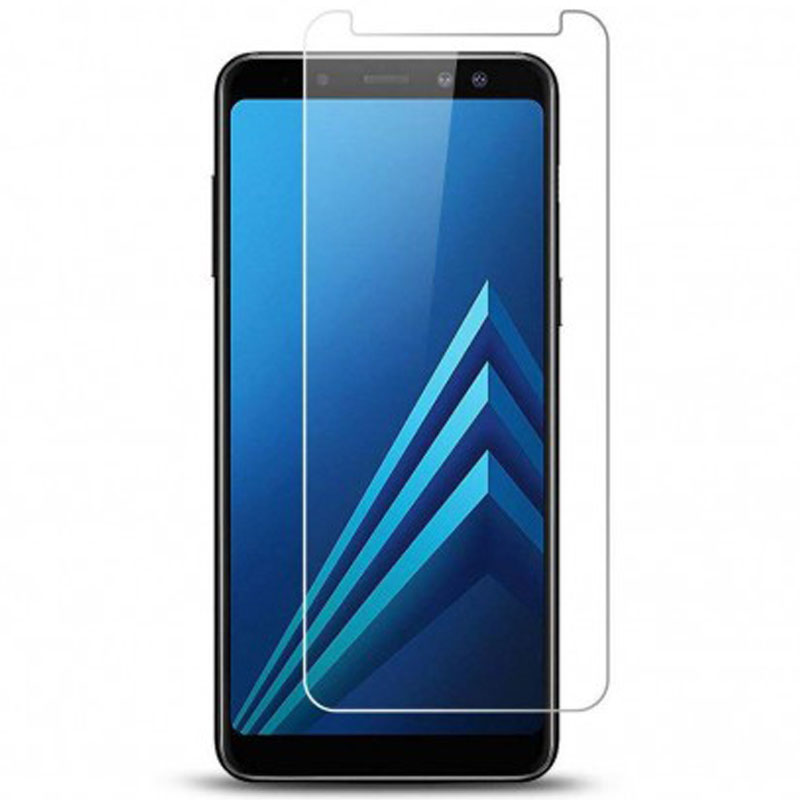 Full Cover Tempered Glass για Samsung Galaxy A7 2018 - Μαύρο
