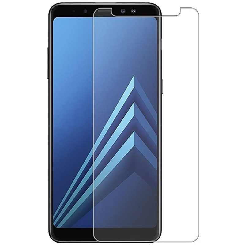 Full Cover Tempered Glass για Samsung Galaxy A8 2018 - Μαύρο