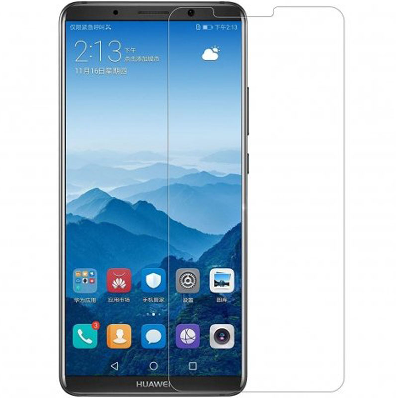 Full Cover Tempered Glass για Huawei Mate 20 Lite - Μαύρο