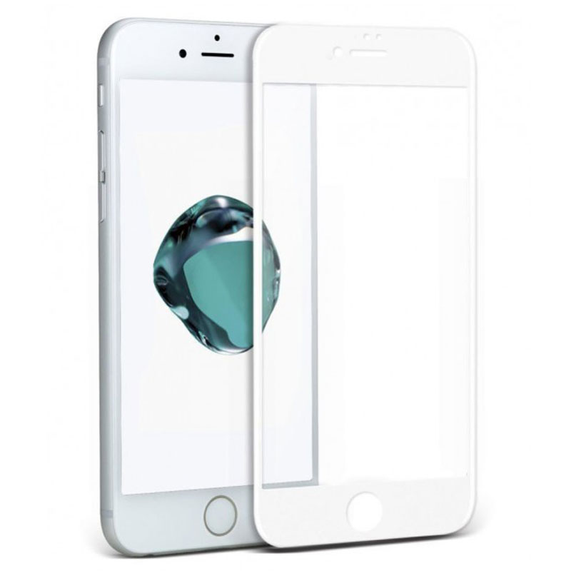 Full Cover Tempered Glass για Iphone 6/ 6s - Λευκό