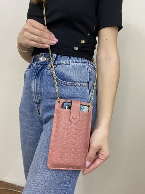 Θήκη Crossbody Universal - Ροζ Σκούρο