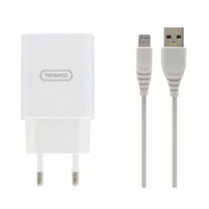 Φορτιστής Tranyoo V80 Lightning Cable & USB Wall Adaptor