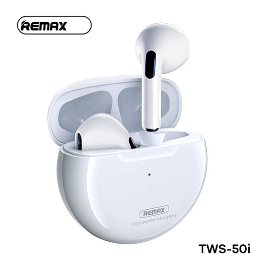 Ακουστικά Handsfree Bluetooth Remax TWS-50I Earbud-Λευκό