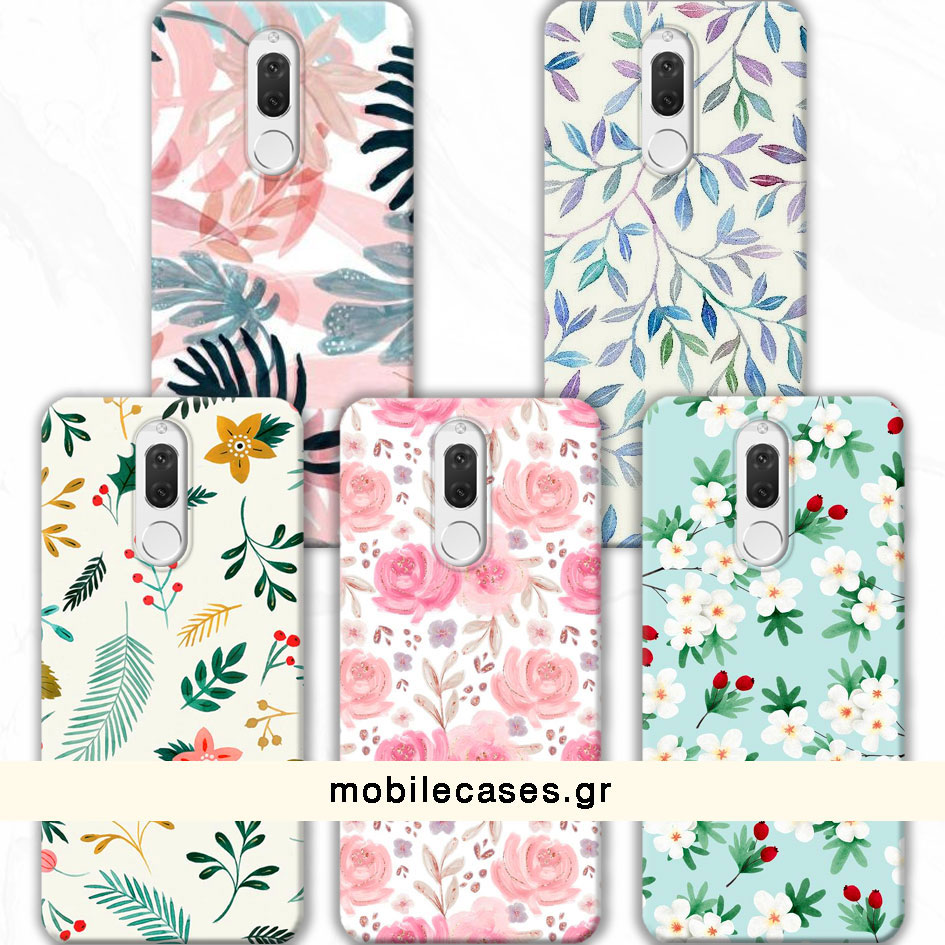 ΘΗΚΕΣ Huawei Mate 10 Lite Back Cover Flowers Valente