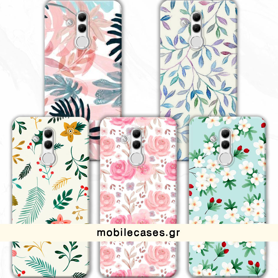 ΘΗΚΕΣ Huawei Mate 20 Lite Back Cover Flowers Valente