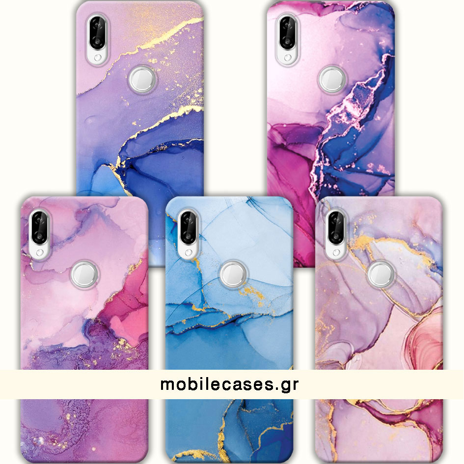 ΘΗΚΕΣ Huawei Y6 2019 Back Cover Marble Barsete