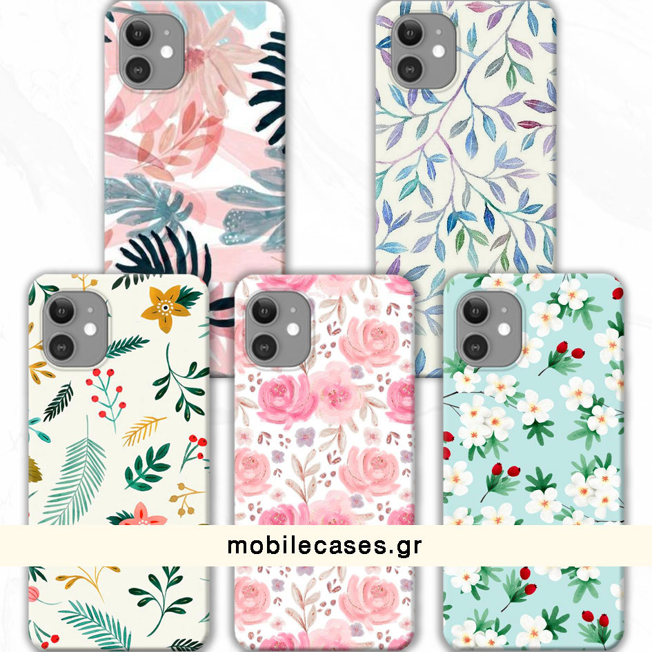 ΘΗΚΕΣ Iphone 11 Back Cover Flowers Valente