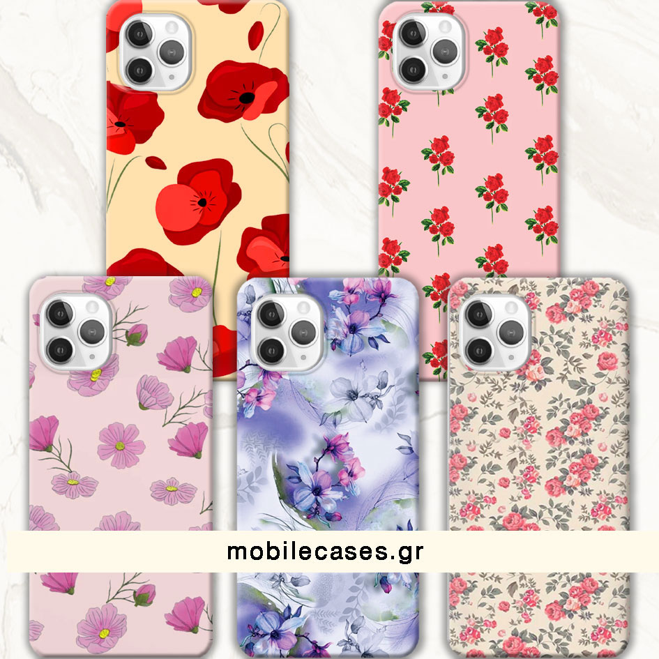 ΘΗΚΕΣ Iphone 11 Pro Back Cover Flowers Enzio