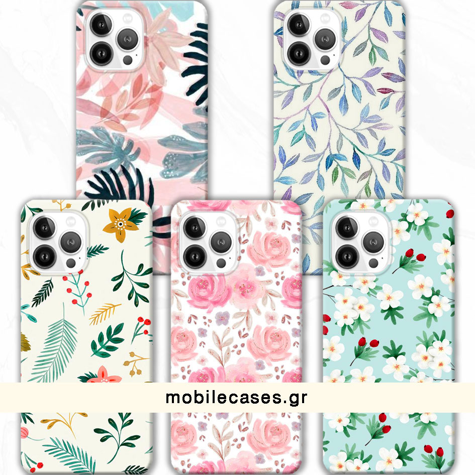 ΘΗΚΕΣ Iphone 12 Pro Back Cover Flowers Valente