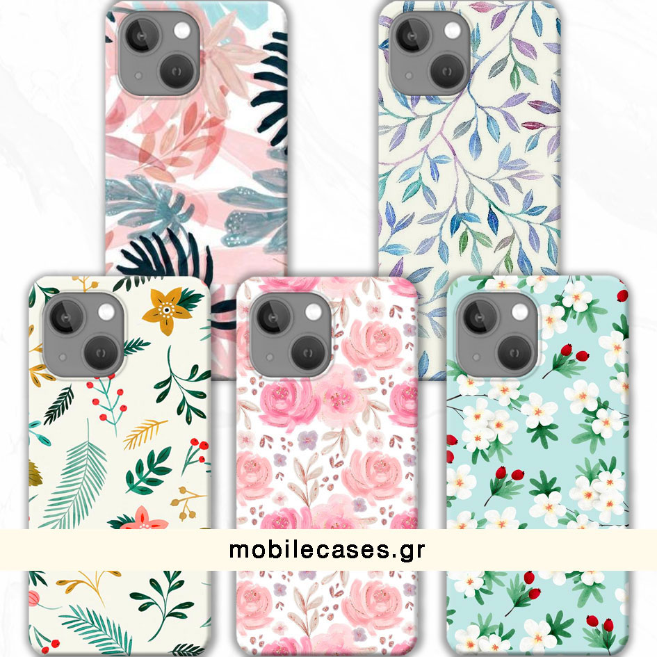 ΘΗΚΕΣ Iphone 13 Back Cover Flowers Valente