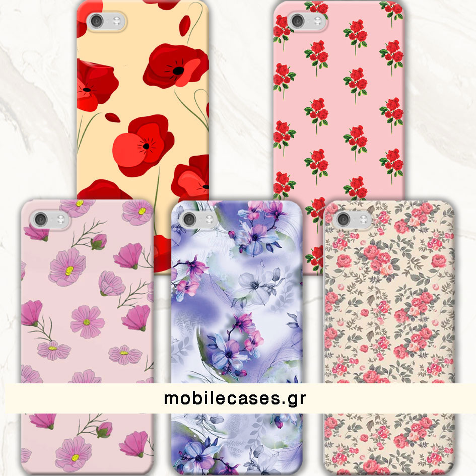 ΘΗΚΕΣ Iphone 6 Back Cover Flowers Enzio