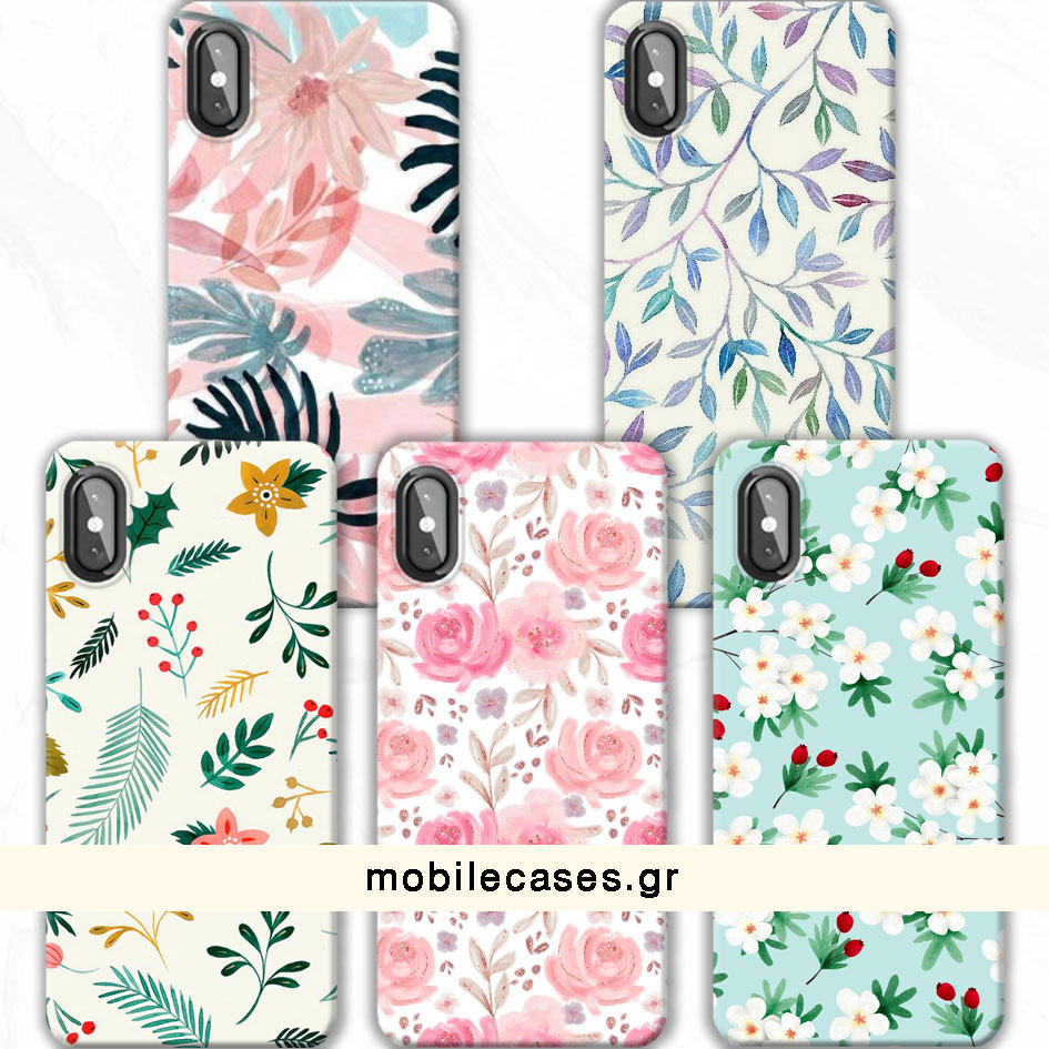 ΘΗΚΕΣ Iphone X/Xs Back Cover Flowers Valente
