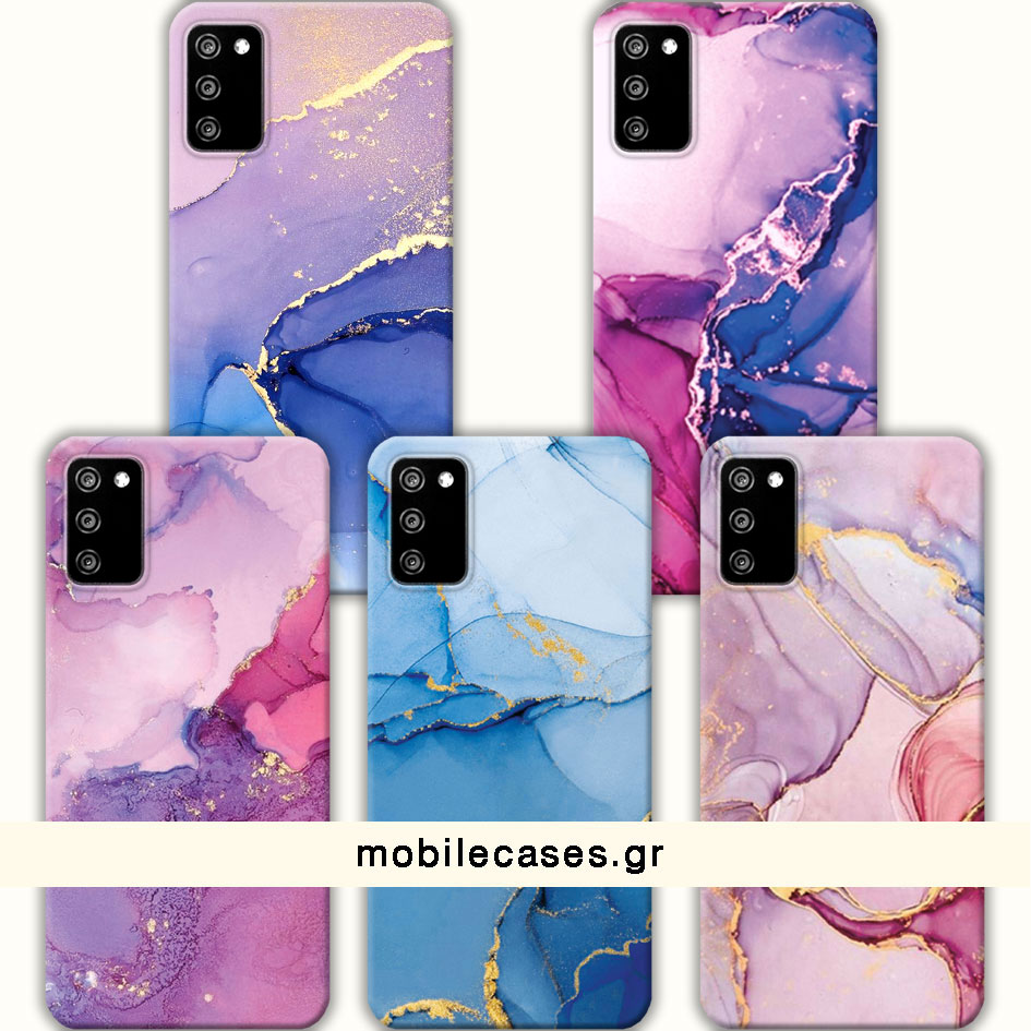 ΘΗΚΕΣ Samsung A02s Galaxy Back Cover Marble Barsete