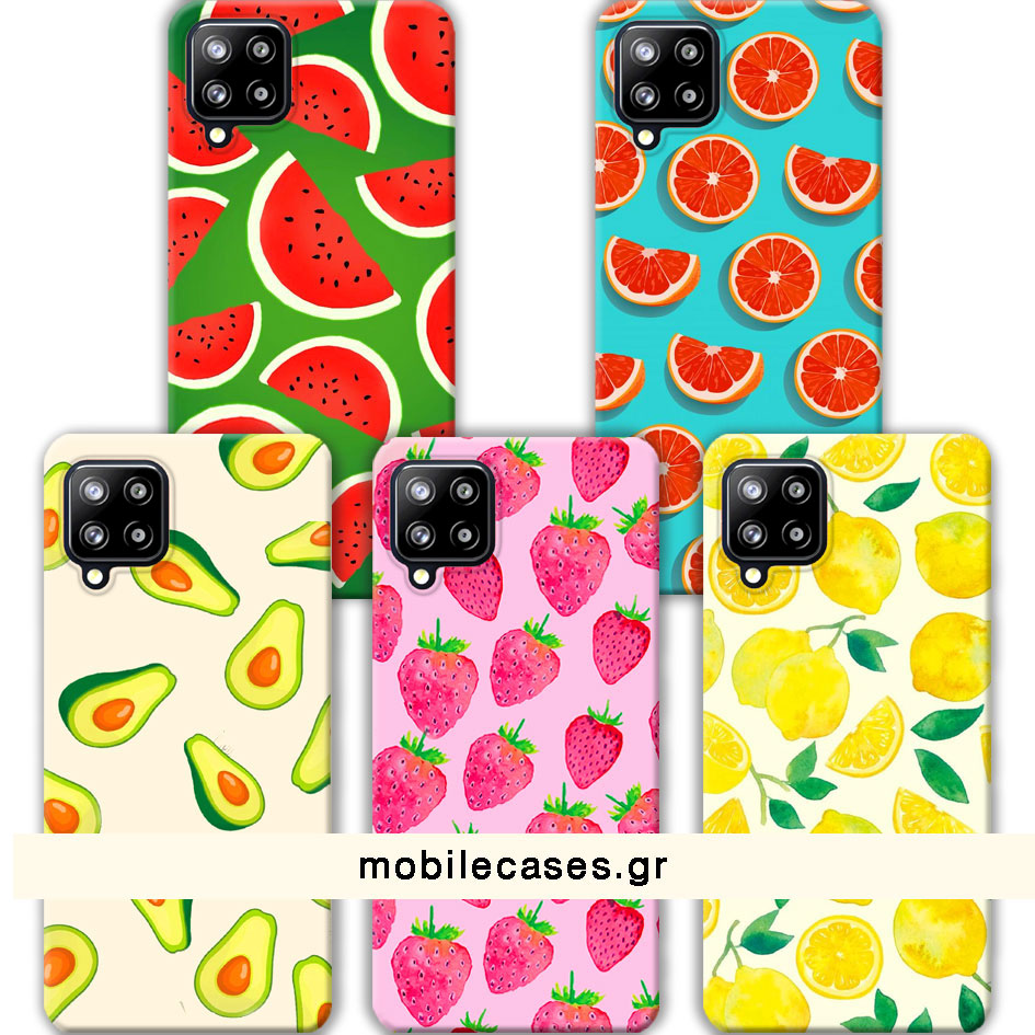 ΘΗΚΕΣ Samsung A12 Galaxy Back Cover Fruits Salvatore