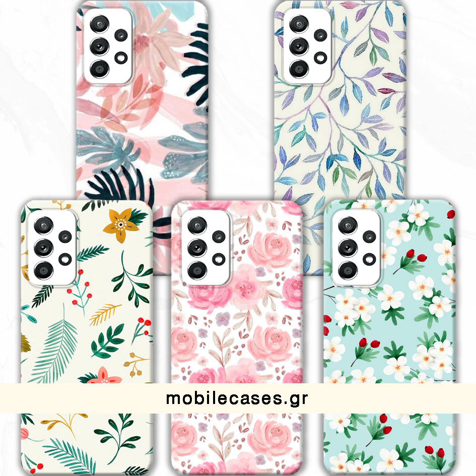 ΘΗΚΕΣ Samsung A53 Galaxy Back Cover Flowers Valente