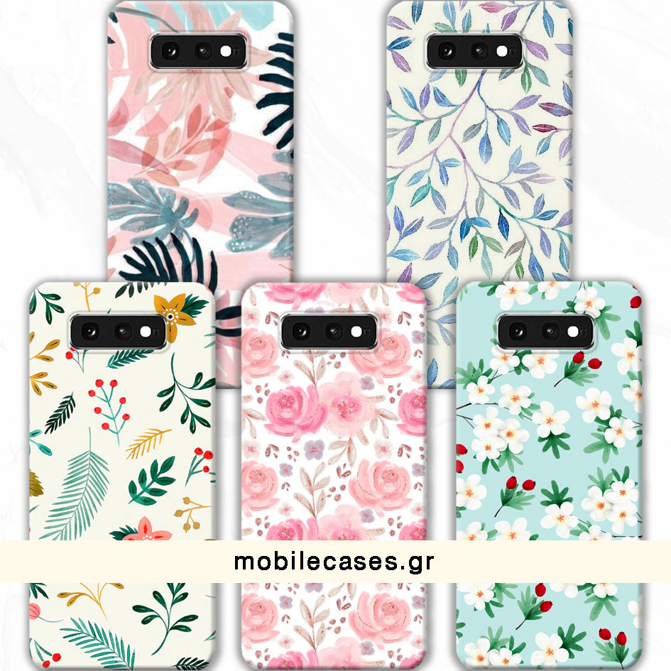 ΘΗΚΕΣ Samsung S10e Galaxy Back Cover Flowers Valente