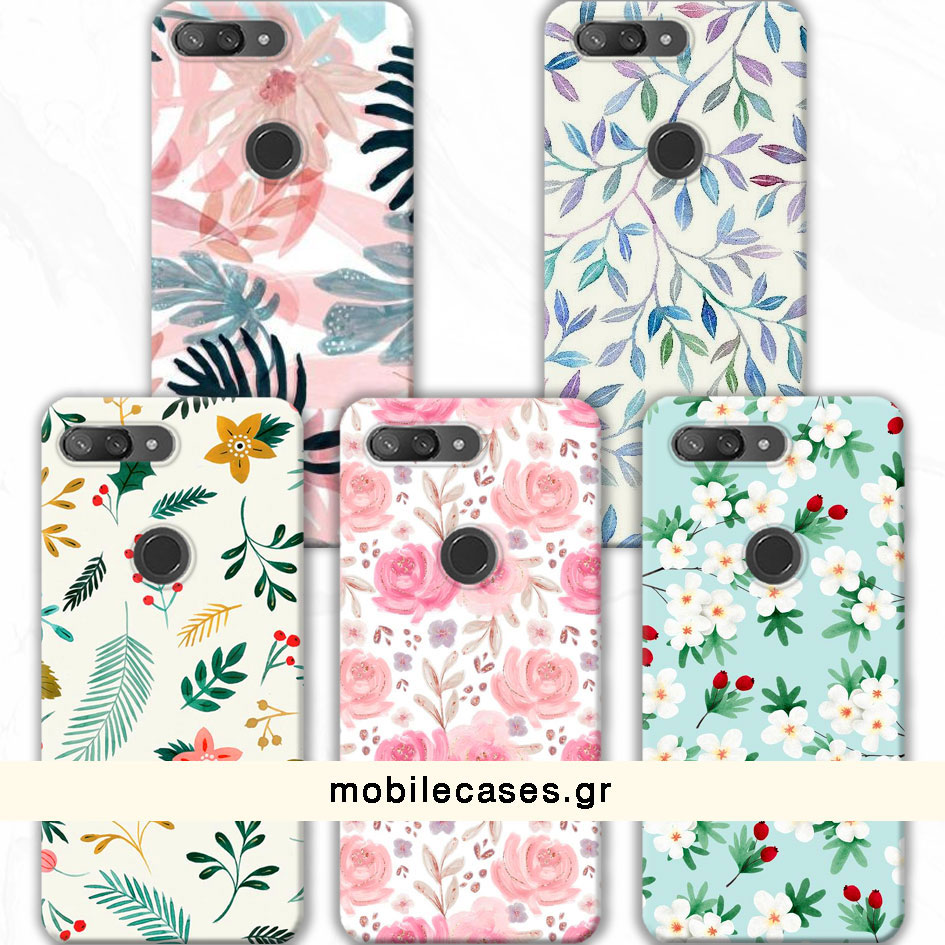 ΘΗΚΕΣ Xiaomi Mi 8 Lite Back Cover Flowers Valente