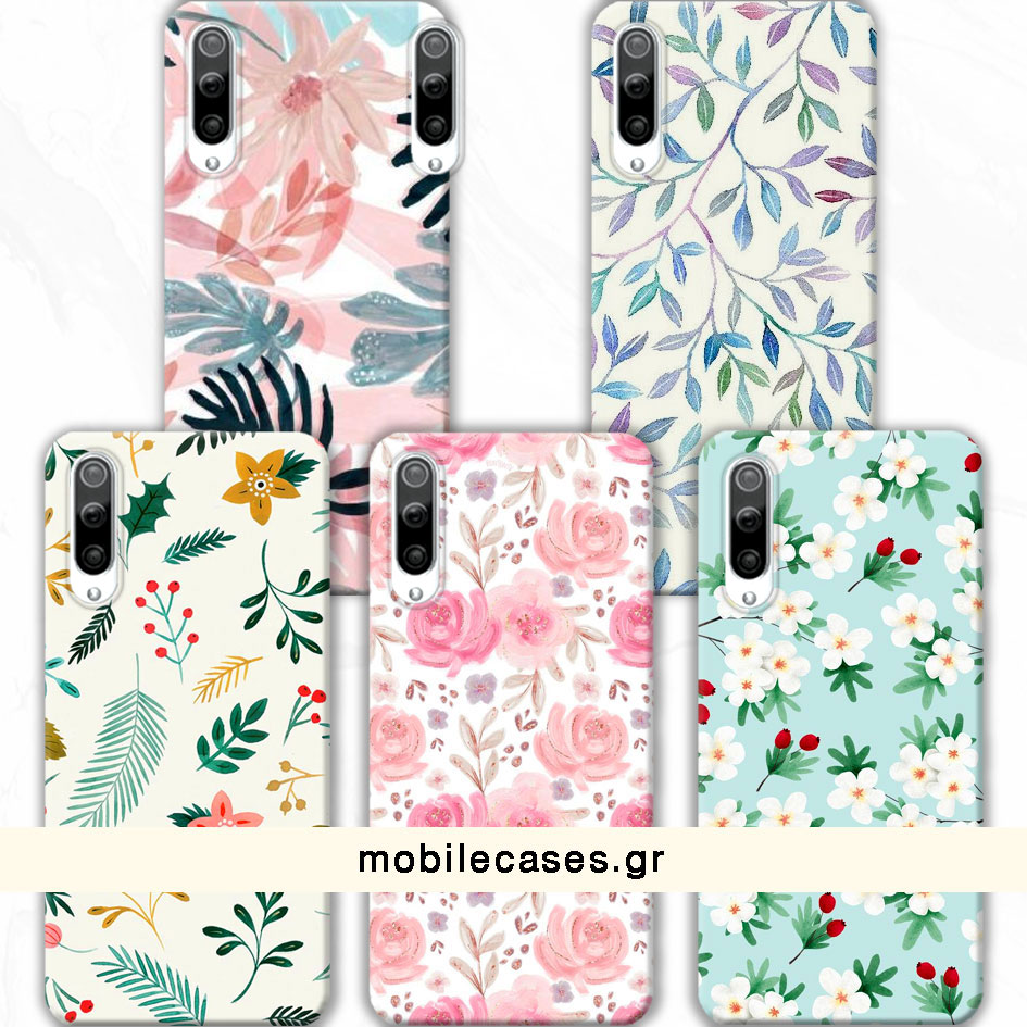 ΘΗΚΕΣ Xiaomi Redmi Mi A3 Cover Flowers Valente