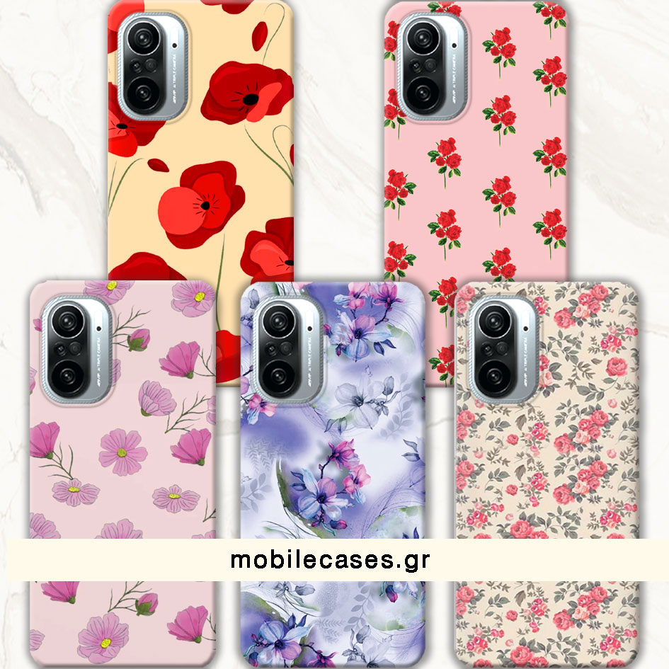 ΘΗΚΕΣ Xiaomi Poco F3 Back Cover Flowers Enzio