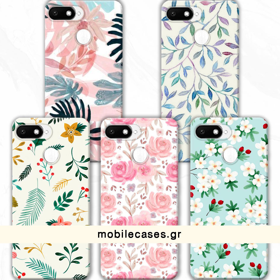 ΘΗΚΕΣ Xiaomi Redmi 6/6A Back Cover Flowers Valente
