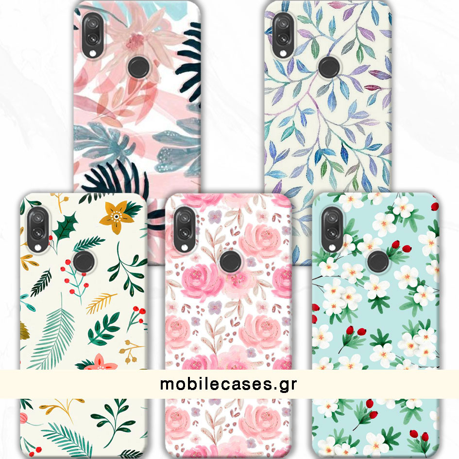 ΘΗΚΕΣ Xiaomi Redmi 7 Back Cover Flowers Valente
