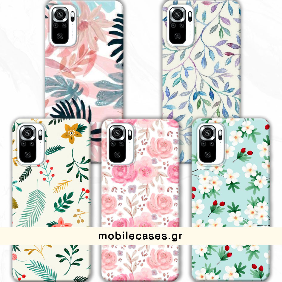 ΘΗΚΕΣ Xiaomi Redmi Note 10/10s Back Cover Flowers Valente