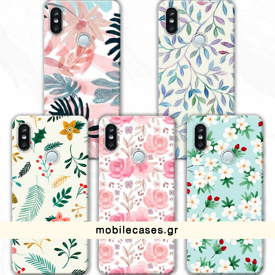 ΘΗΚΕΣ Xiaomi Redmi Note 6/6Pro Back Cover Flowers Valente