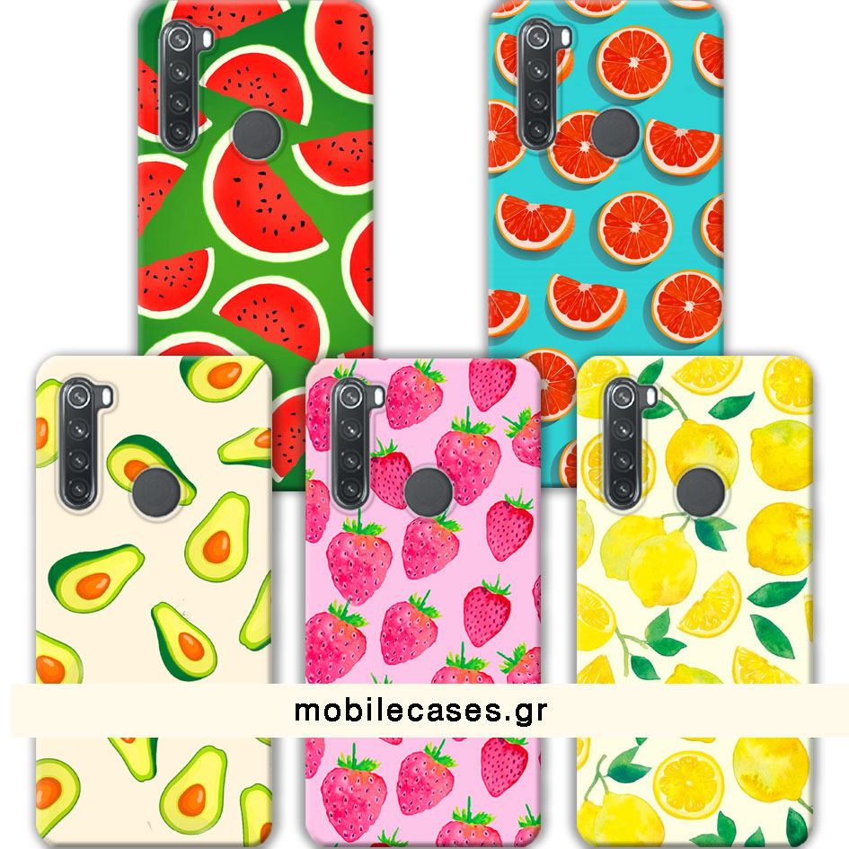ΘΗΚΕΣ Xiaomi Redmi Note 8 Back Cover Fruits Salvatore
