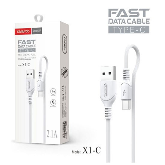 Καλώδιο φόρτισης Tranyoo X1-C USB 2.0 Cable USB-C 1m