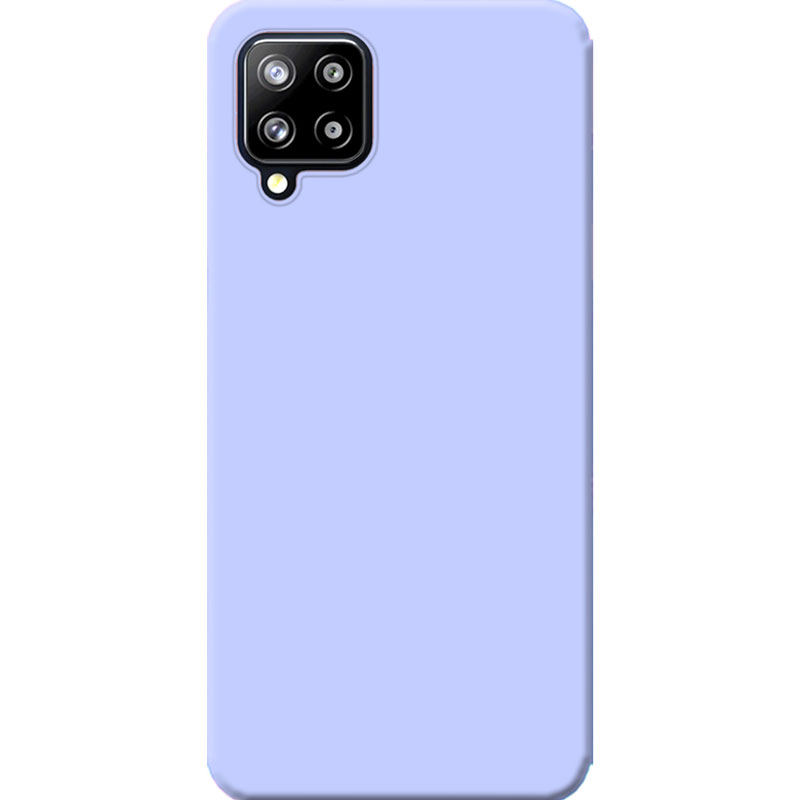 ΘΗΚΕΣ Samsung A12 Galaxy Back Cover Soft Silicone- Γαλάζιο