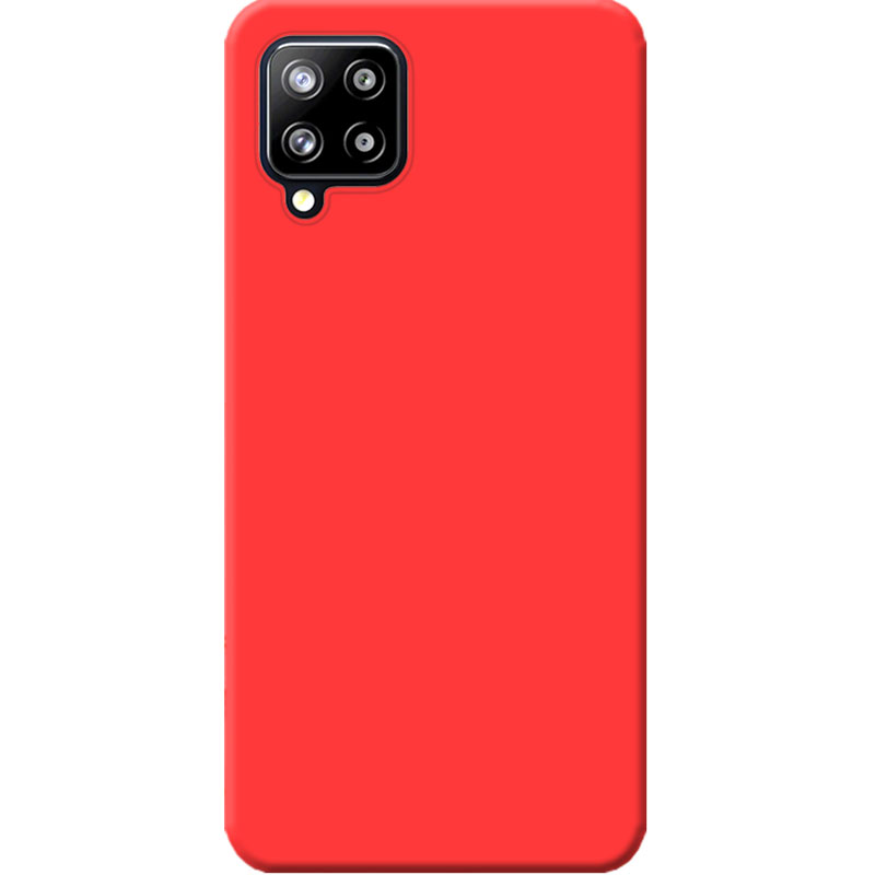ΘΗΚΕΣ Samsung A12 Galaxy Back Cover Soft Silicone- Κόκκινο