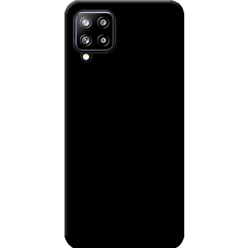 ΘΗΚΕΣ Samsung A12 Galaxy Back Cover Soft Silicone- Μαύρο