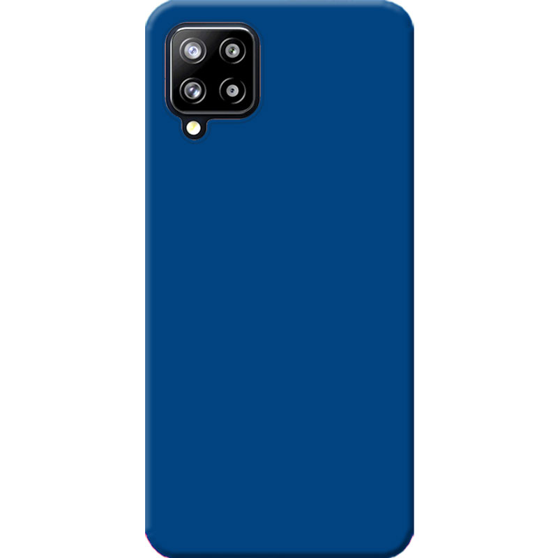ΘΗΚΕΣ Samsung A12 Galaxy Back Cover Soft Silicone- Μπλε