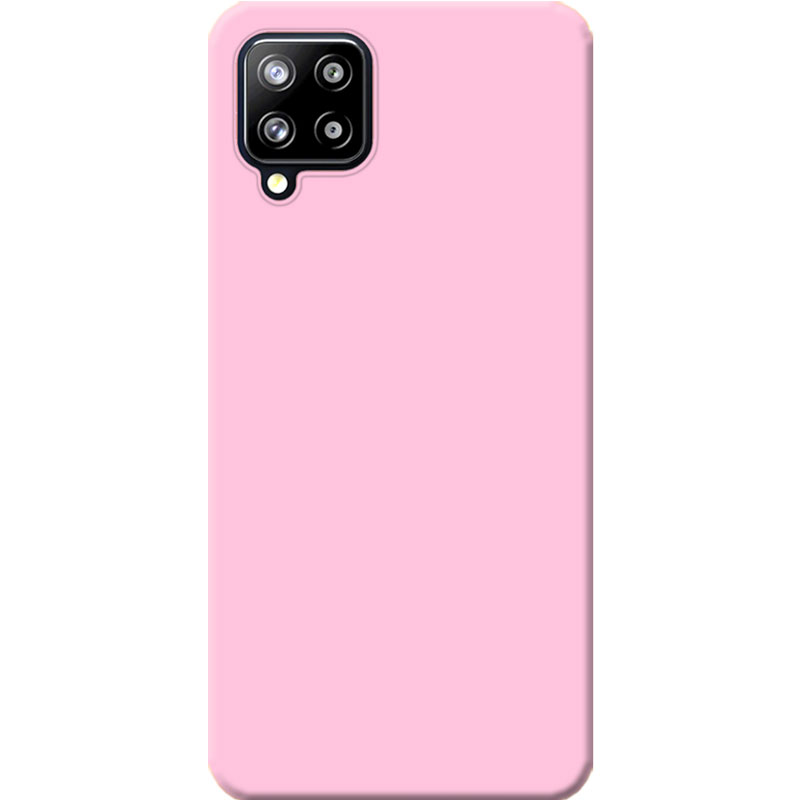 ΘΗΚΕΣ Samsung A12 Galaxy Back Cover Soft Silicone- Ροζ