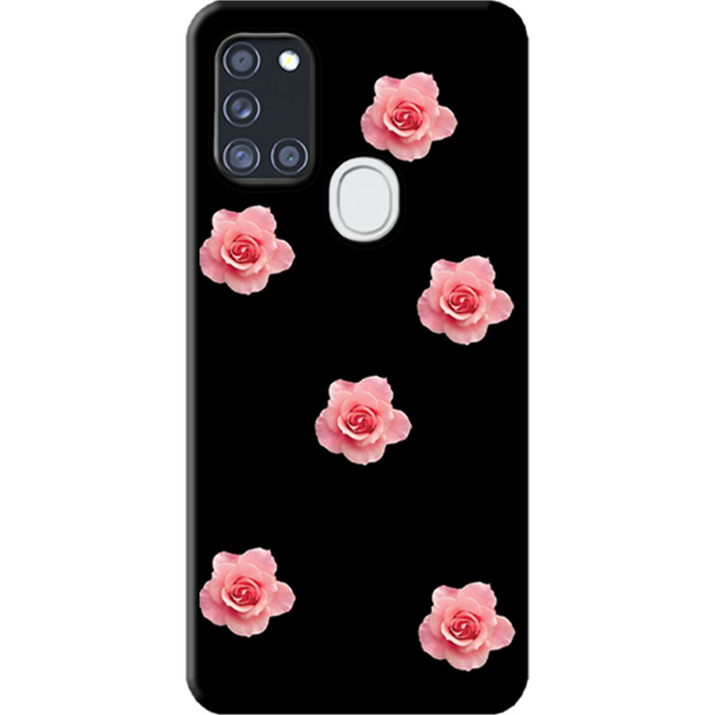 ΘΗΚΕΣ Samsung A21s Galaxy Back Cover Flowers Emanuele