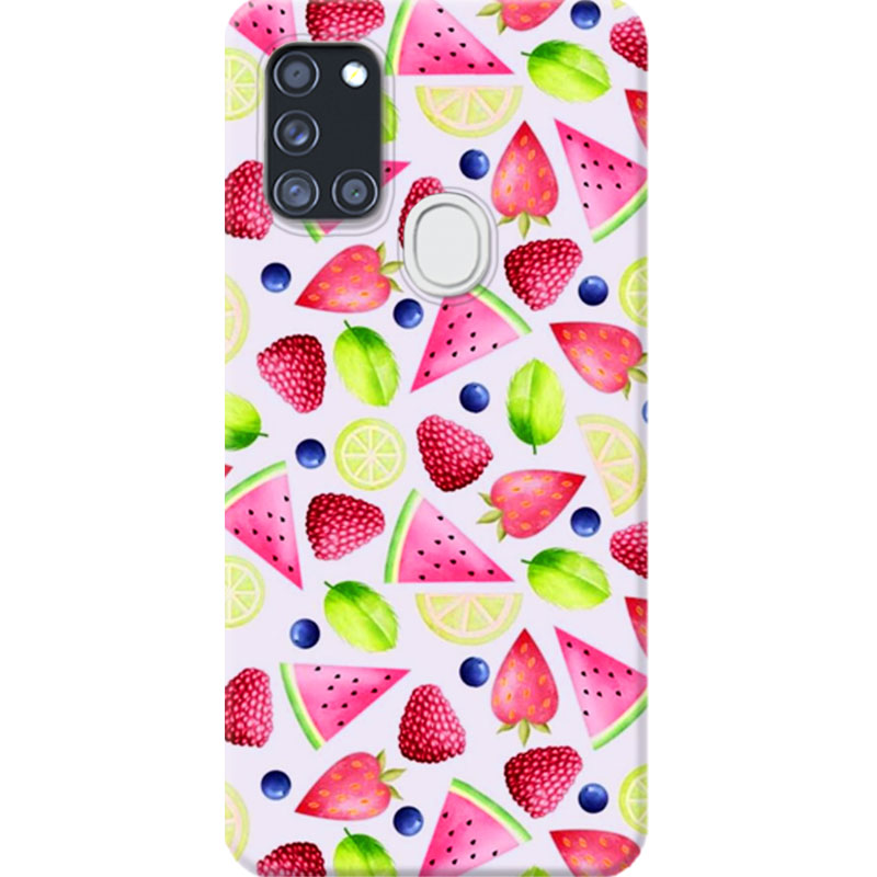 ΘΗΚΕΣ Samsung A21s Galaxy Back Cover Fruits Salvatore