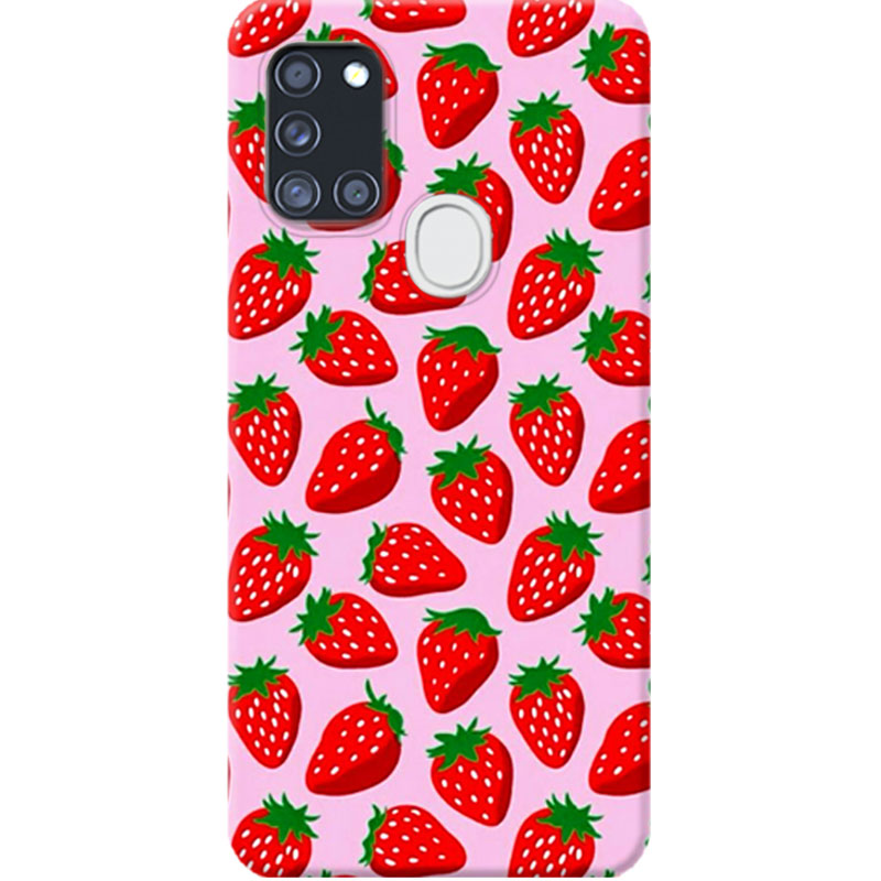 ΘΗΚΕΣ Samsung A21s Galaxy Back Cover Fruits Rosario