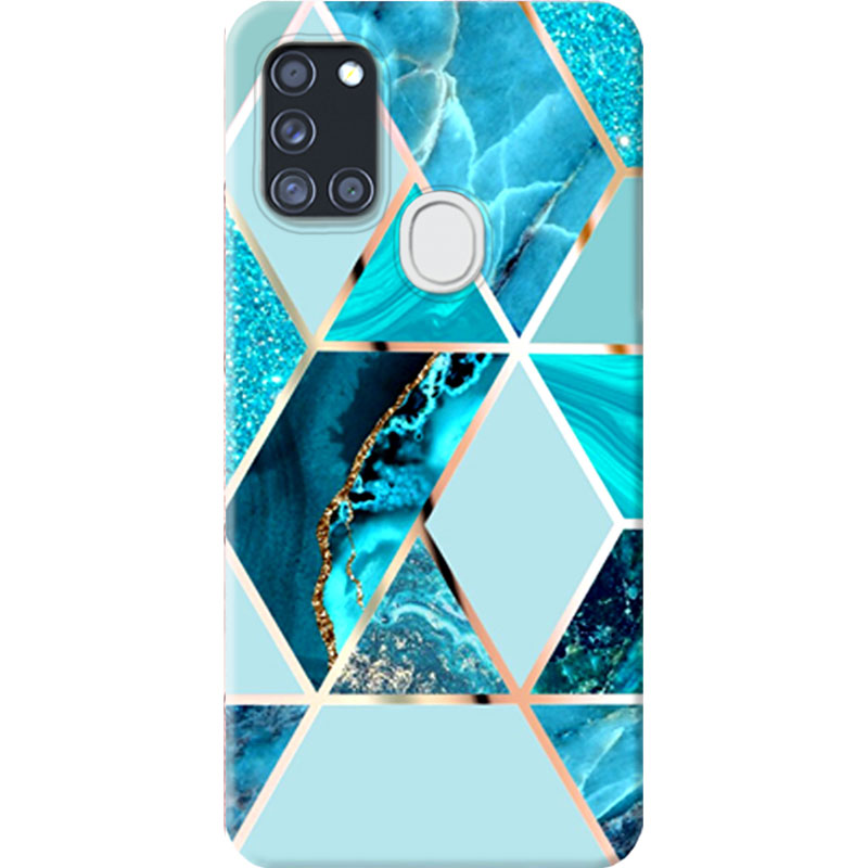 ΘΗΚΕΣ Samsung A21s Galaxy Back Cover Marble Baldo