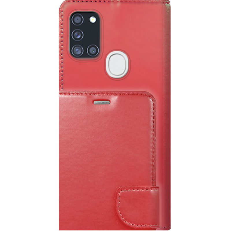 ΘΗΚΕΣ Samsung A21s Galaxy Book Wallet- Κόκκινο