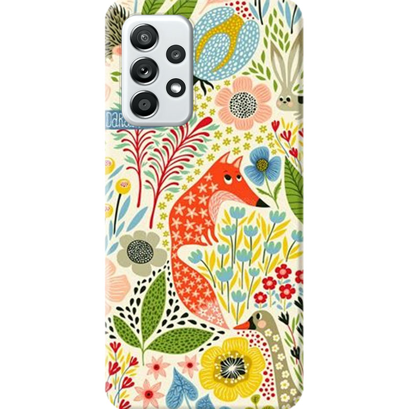 ΘΗΚΕΣ Samsung A52 | Galaxy Back Cover Flowers Violetto