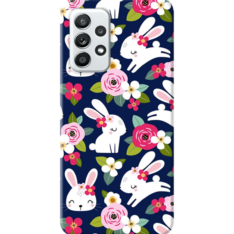 ΘΗΚΕΣ Samsung A52 | Galaxy Back Cover Flowers Violetto