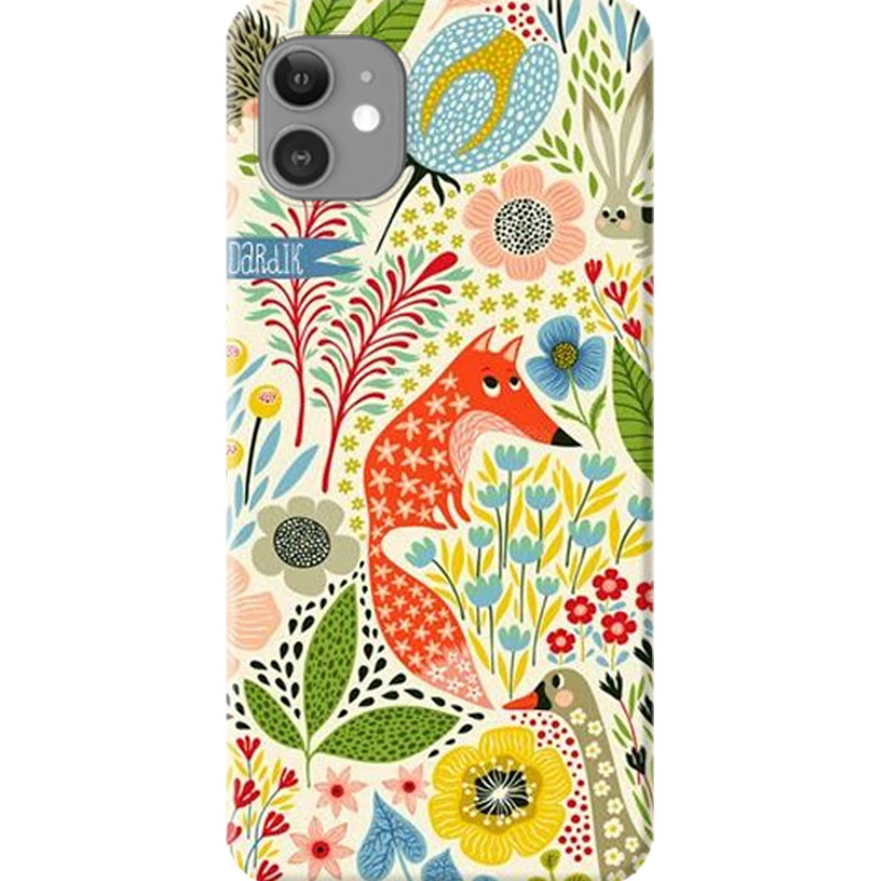 ΘΗΚΕΣ Iphone 11 Back Cover Flowers Violetto