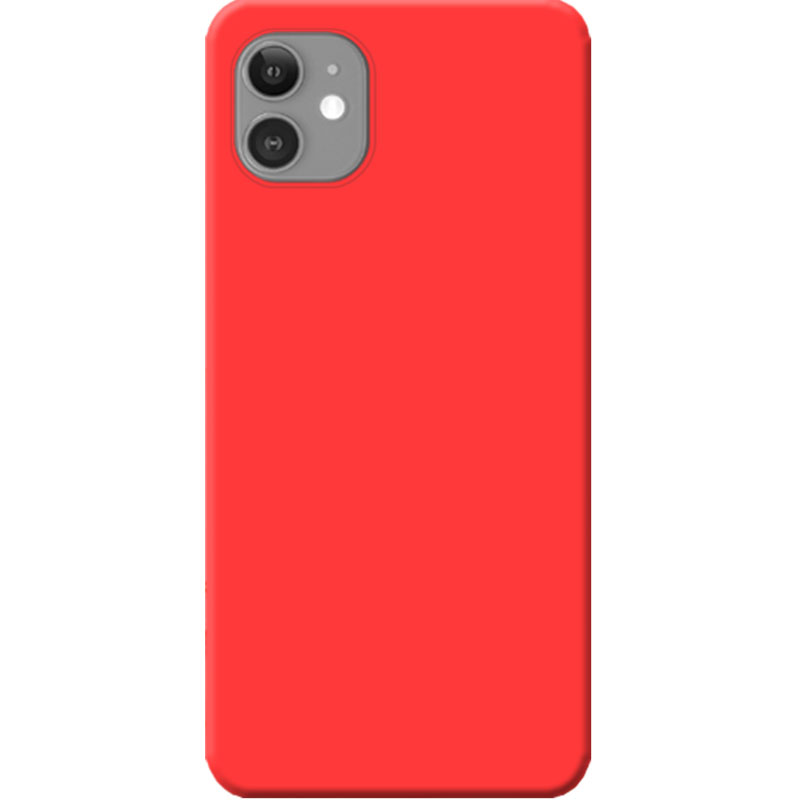 ΘΗΚΕΣ Iphone 11 Back Cover Soft Silicone- Κόκκινο